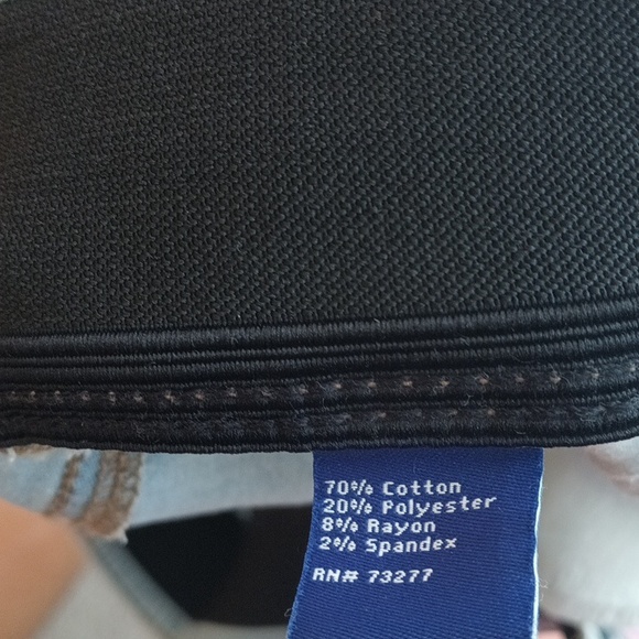 APT. 9 Women's blue/ white Capri jeans. - Picture 8 of 8